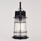 Vaxcel Montauk 1 Light Black Dusk to Dawn Coastal Outdoor Wall Lantern Clear Glass T0629 - alternate 5